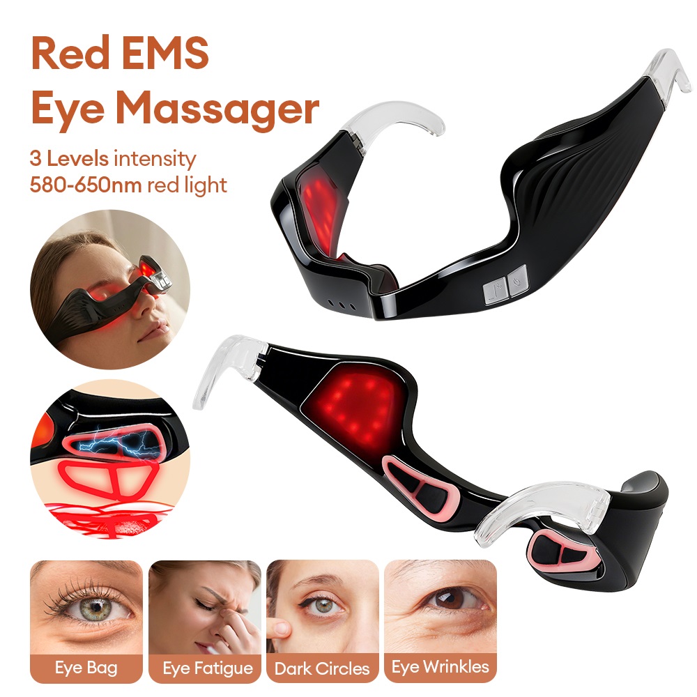 Electric Eye Massager Red Ligh - Light Therapy Glasses 评论和价格
