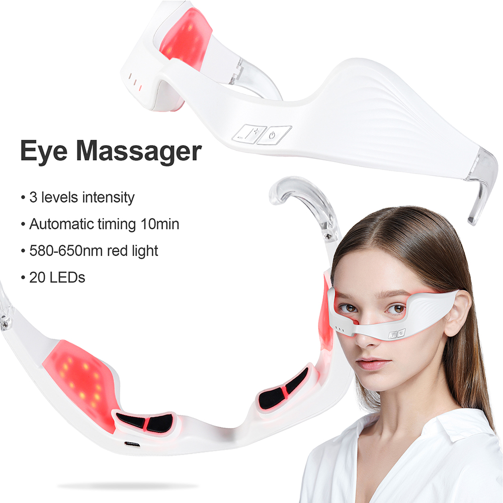 Electric Eye Massager Red Ligh - Light Therapy Glasses 评论和价格