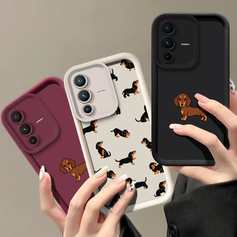 Animal Dachshund Dog Phone Cas - Vivo V40 评论和价格